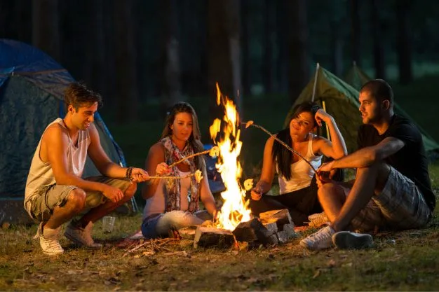 Intimate Camping Session with Belly Dancing