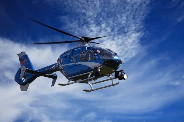 Ride Over The City in a Helicopter